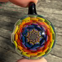 Image 2 of Rainbow Dotstack Pendant