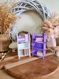 Image 2 of Mini cart bookshelf bookish display