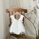 The Rose Ruffle Romper Dress
