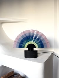Image 1 of Lampe arc-en-ciel en verre de Murano 