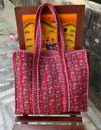 Image 16 of Cotton Quilted Tote