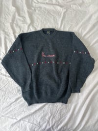 Image 1 of Vintage gray wool sweater // XL