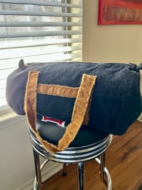 Image 2 of Blue + Gold Duffle Bag