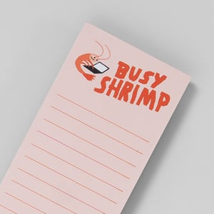 Image of Busy Shrimp Notizblock
