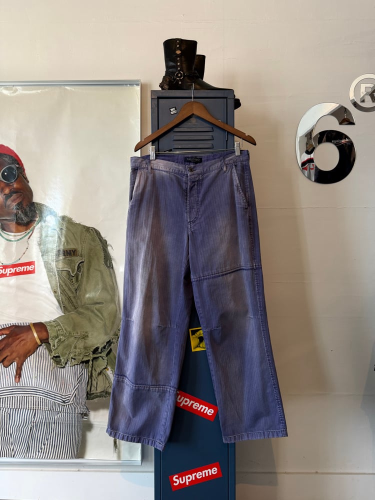 Image of Valentino Over Dyed Purple Denim