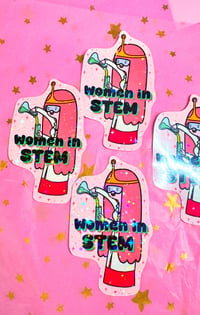 Image 4 of Princess STEM Glitter Sticker