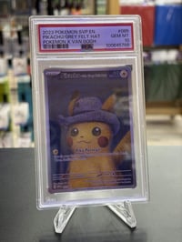 PSA 10 Pikachu / Grey Felt Hat 