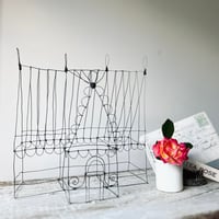 Image 3 of Large Wire Greenhouse Sculpture