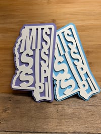 Image 1 of Mississippi wood sign