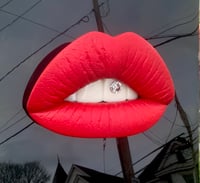 Image 3 of Colin Christian Sculpture “Atomic” Lipsex, Matte Red with Jewel