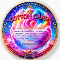 Image 5 of  “SILKY BODY OIL”  “BUTTERIFFIC” BODY BUTTER WHIPPED FOAMING SUGAR SCRUB COTTON CANDY
