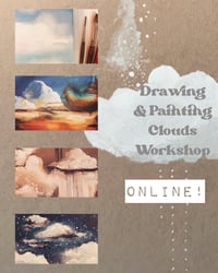 Image 1 of Online Drawing & Painting Clouds Workshop