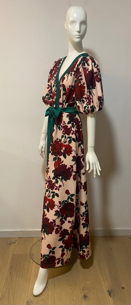 Image of Red roses Camille dress