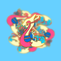 Milotic Enamel Pin