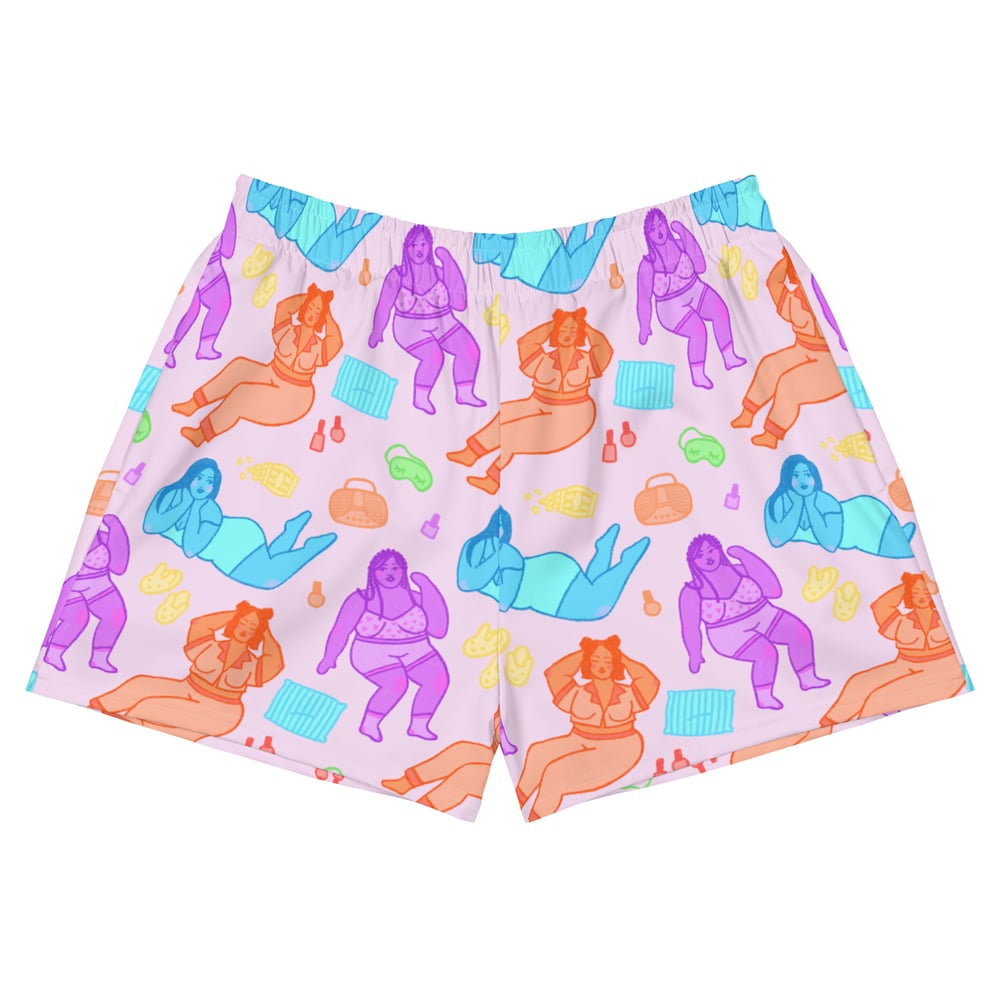 Image of Slumber Party Recycled Athletic Shorts