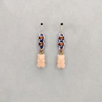 Image 2 of Pastel Gummy Bear Earrings