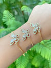 Crystal Butterfly Slider Bracelet 