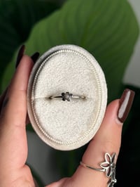 Image 1 of .925 SS PINK OPAL RING ADJUSTABLE SIZES 5-12