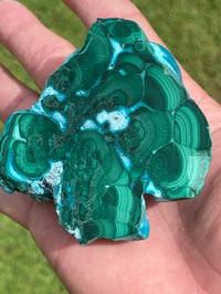 Image 13 of Malachite And Chrysocolla Polished Face #1841