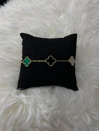 Image 1 of Clover Gold Bracelet