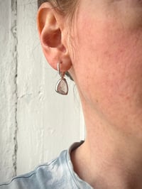 Image 4 of Rosequartz Hoops