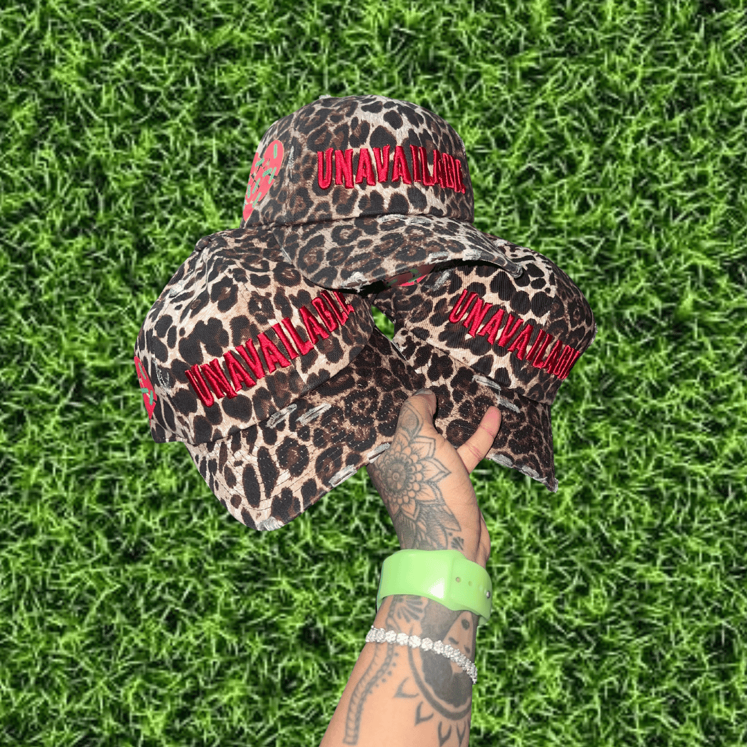 Image of Leopard & Red Dad Hat 