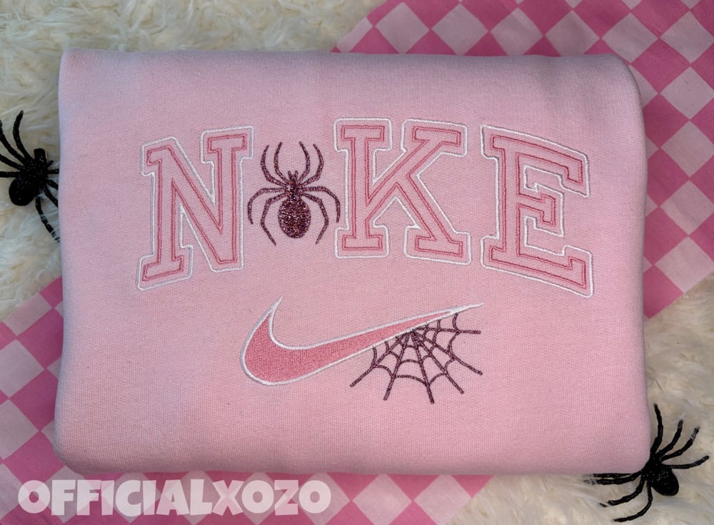 Image of Sparkly Nike Spider 🕷️💜
