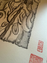 Image 3 of Phish “ Phishing Monk ” original drawing 