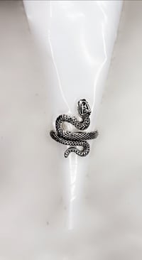 Image 2 of Unisex Fashion Snake Punk Adjustable Ring