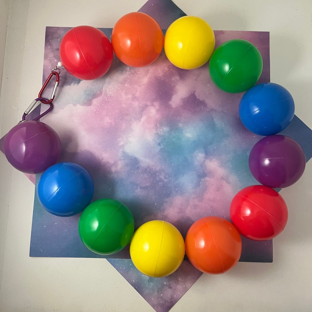Image of Pride Kandi Belt Chain Accessory Wallet Chain