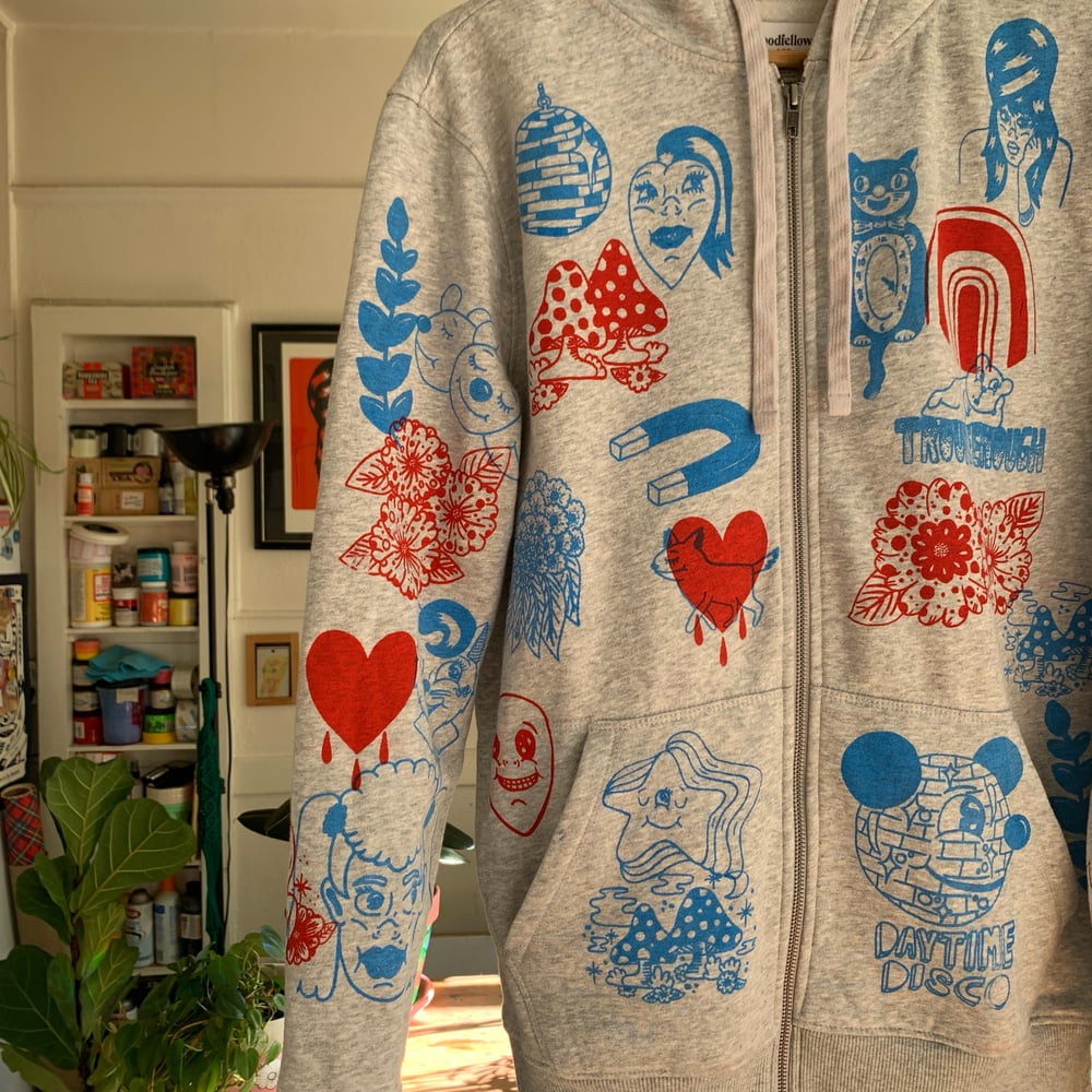 Image of "Rare, Super Soft, Zip-Up Hoodie"  (M)