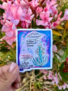 New Mexico Landmarks Watercolor Sticker 