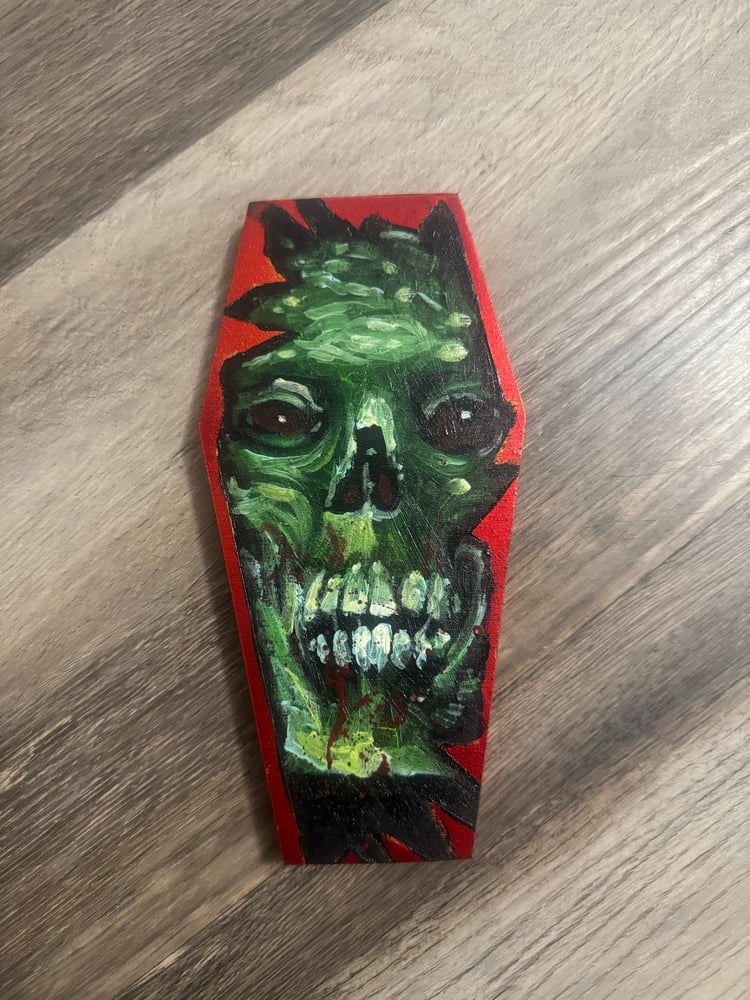 Image of Original Tim Lehi "Goblin Coffin Break" Painting