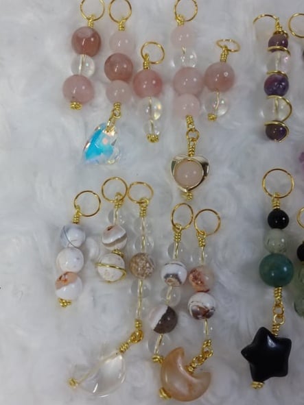 Image of Crystal loc jewelry 