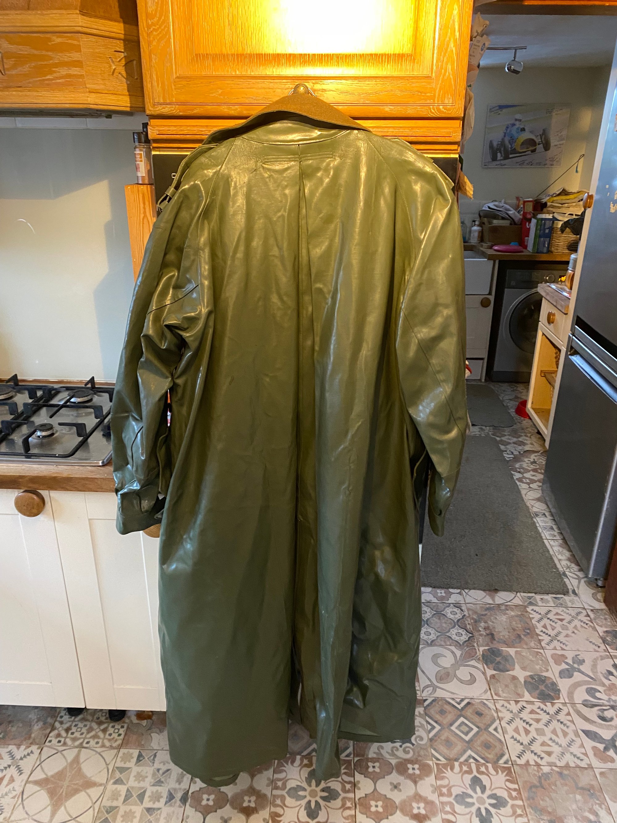 WWII German Motorcycle Despatch Riders Rain Coat | Historic Car Parts
