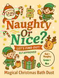 WHOLESALE Naughty Or Nice Bath Dust (300g)