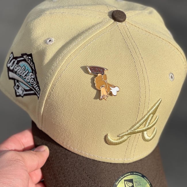 Bad To The Bone Pin - Brownish Gold