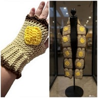 Image 1 of Crochet Toast W/ Butter Set