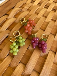 Image 2 of Grape Earrings