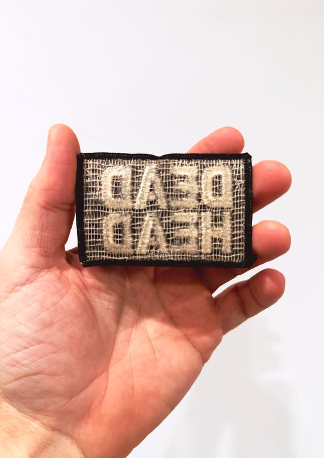 Grateful Dead 80s DEAD HEAD 3” Patch