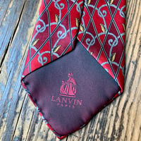 Image 7 of Lanvin Geometric Abstract Silk Tie