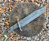 Image 2 of 16” Damascus Bowie knife