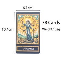 Image 2 of Van Gogh Tarot 78 Card Deck Board Games Illustration Divination Wisdom Oracle Cards Party Desktop To