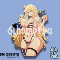Image 1 of Freedom-Chan OC Enamel Pin 