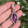 Trapiche Amethyst in Sterling