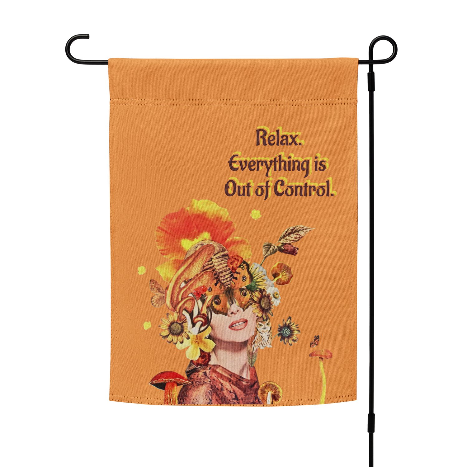 Image of Everything is Out of Control - Garden Flag - Yard Art