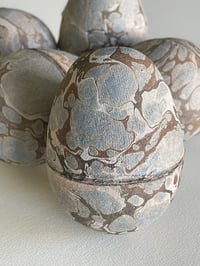 Image 2 of Marbled Paper Mache Eggs