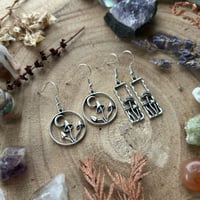 Image 3 of Framed Mushroom Earrings