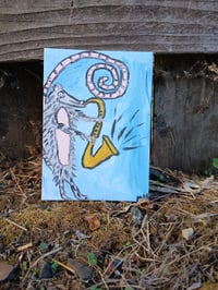 Image 4 of Possum Playing Horn