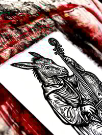 Image 3 of Eselbass // Kunstdruck